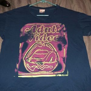 Vintage T-Rains Adult Video Graphic T-Shirt